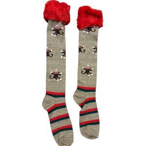 Christmas Stockings Bundle – Red/White Stripe & Monkey Theme
